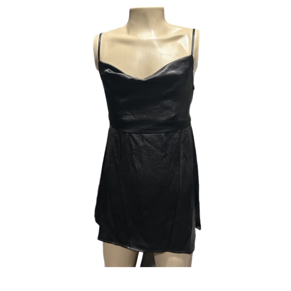 NWT Wild Fable Women’s Mini Dress with Spaghetti Straps Knotted Open Back